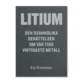 Bilden föreställer omslaget till boken Litium, av Eva Krutmeijer