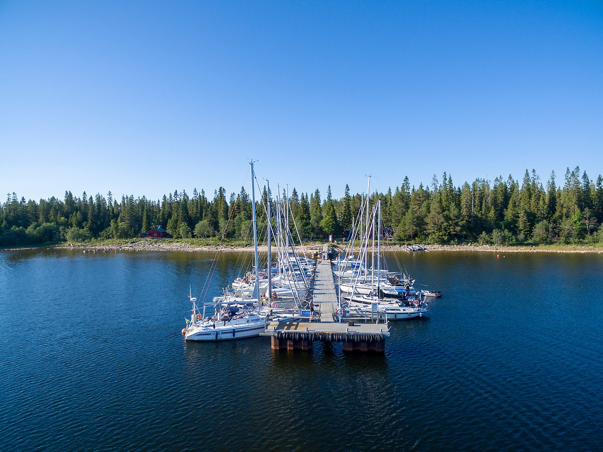 Kluntarnas gästhamn i Storviken Luleå skärgård